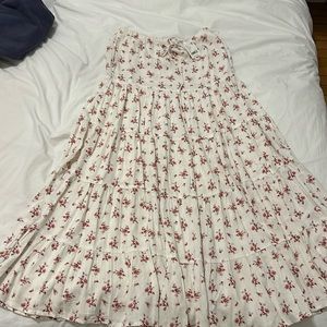 Free People Nova floral maxi skirt
